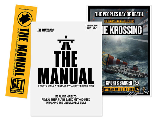 The Manual Paperback with signed Jimmy Cauty A4 insert and bookmark.jpg