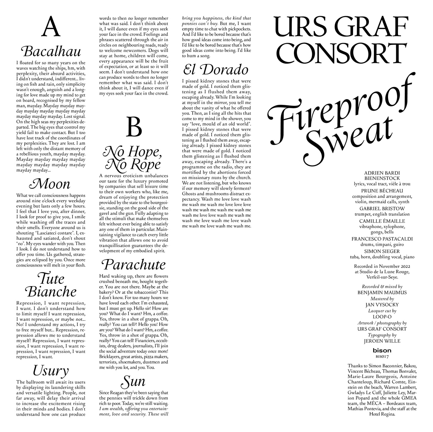 Fireproof Sweat