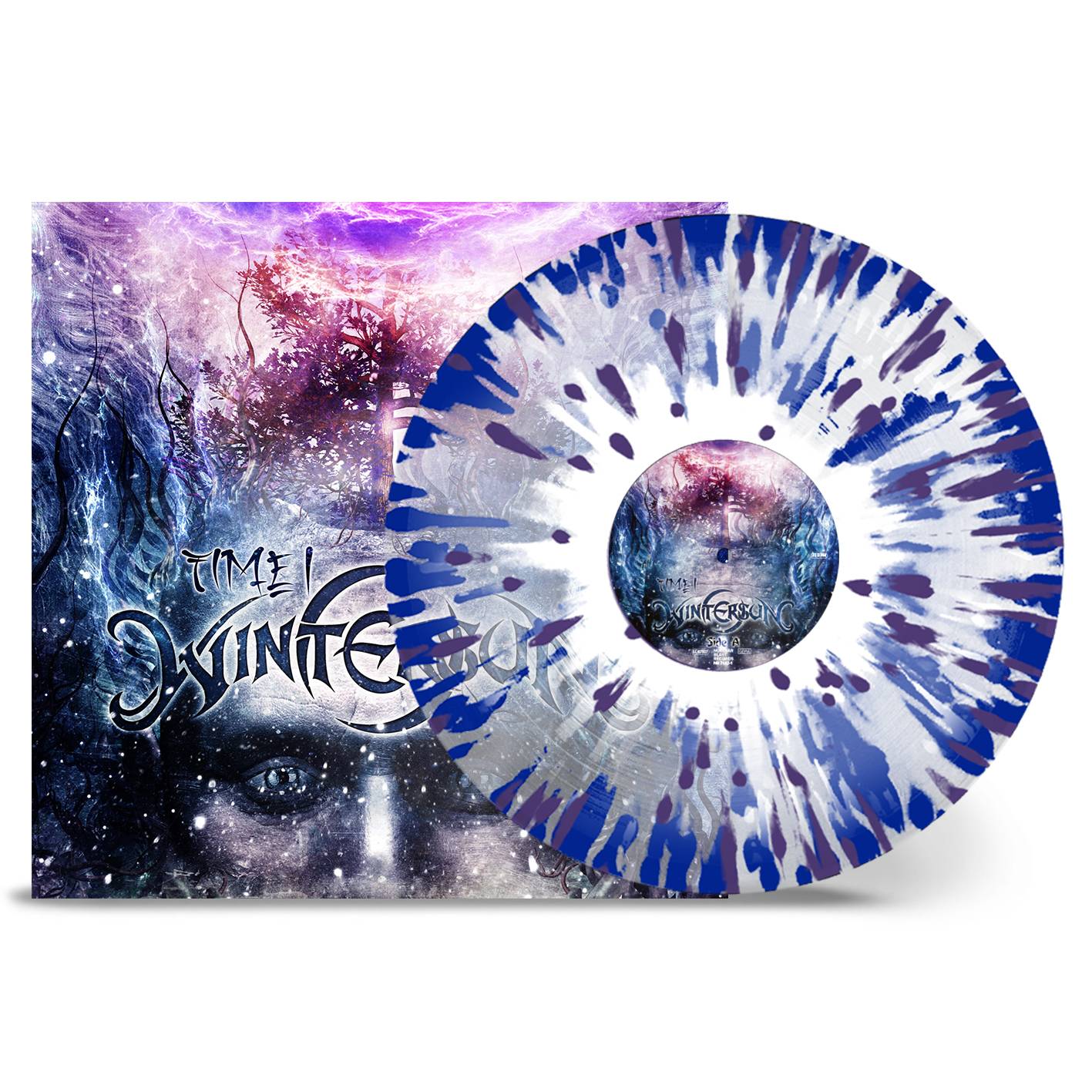 Wintersun - Time I LP (Clear Blue White Purple Splatter Vinyl).jpg