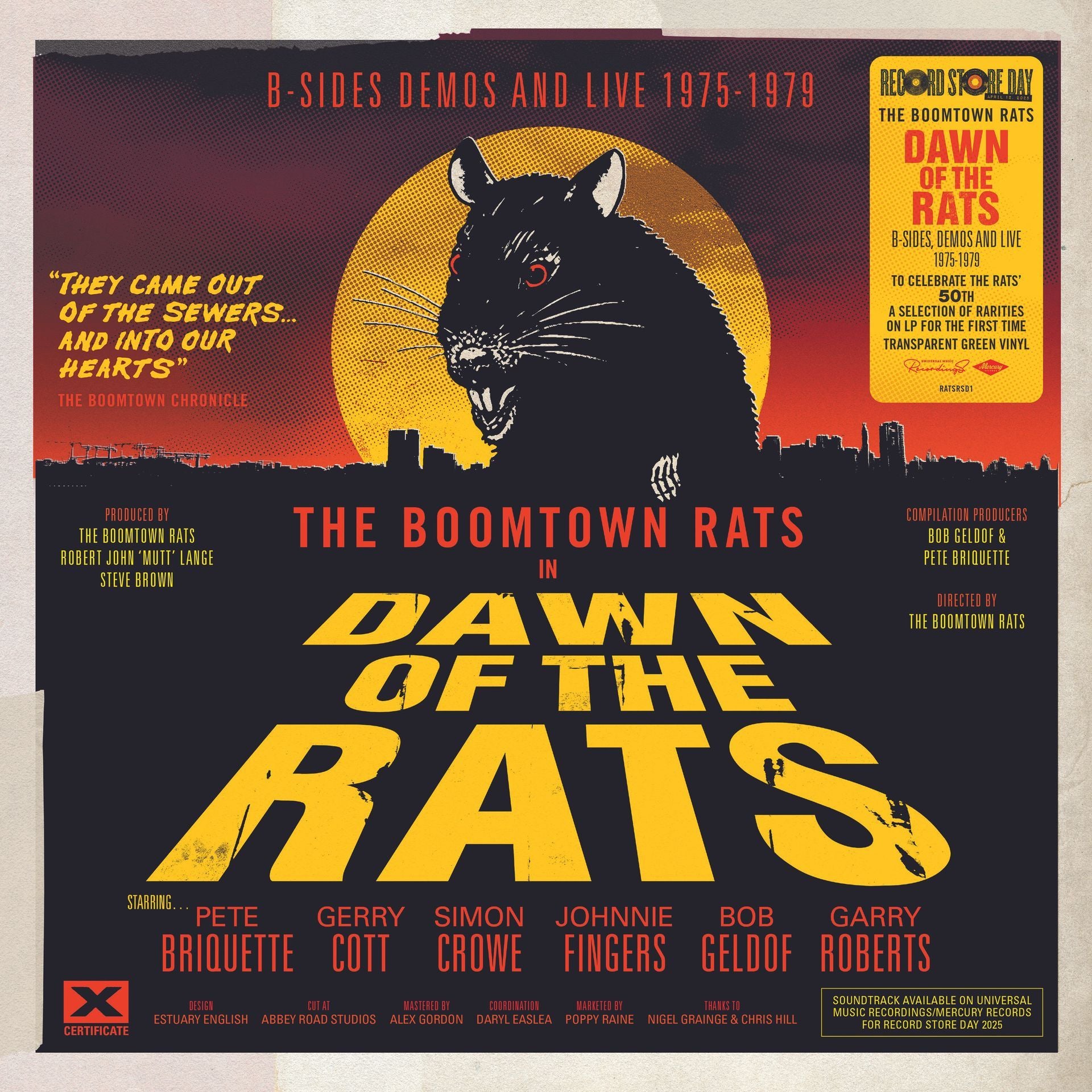 The Boomtown Rats - RATS 75 Product Image