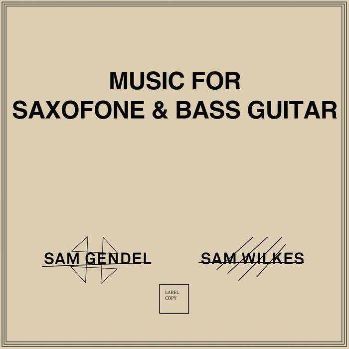 Music For Saxofone and Bass Guitar