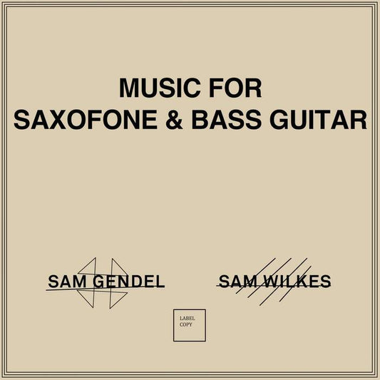Music For Saxofone and Bass Guitar