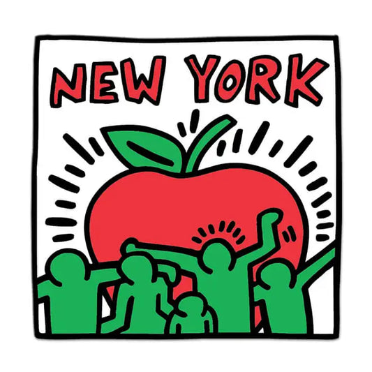 New York by Keith Haring - Die-Cut Sticker (Back to School)