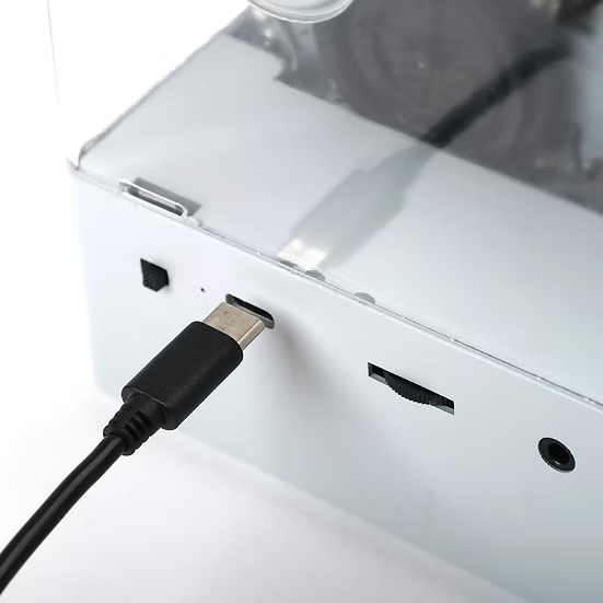 IT’S REAL Bluetooth Speaker + Cassette Player Combo – Transparent Edition