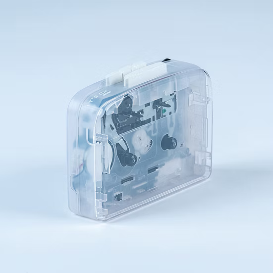 IT’S OK TOO - Bluetooth 5.0 Stereo Cassette Player – White