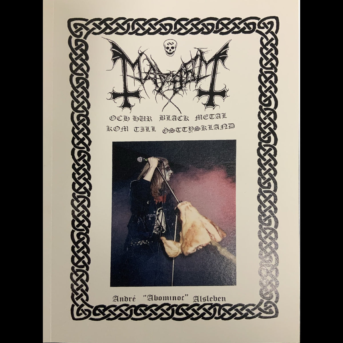 André Abominoc Alsleben – Mayhem och hur black metal kom till Östtyskland book cover