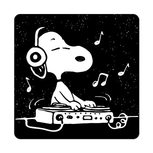DJ Snoopy - Die-Cut Sticker