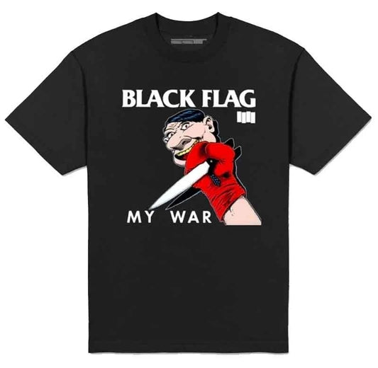 Black Flag My War T-Shirt (Black)