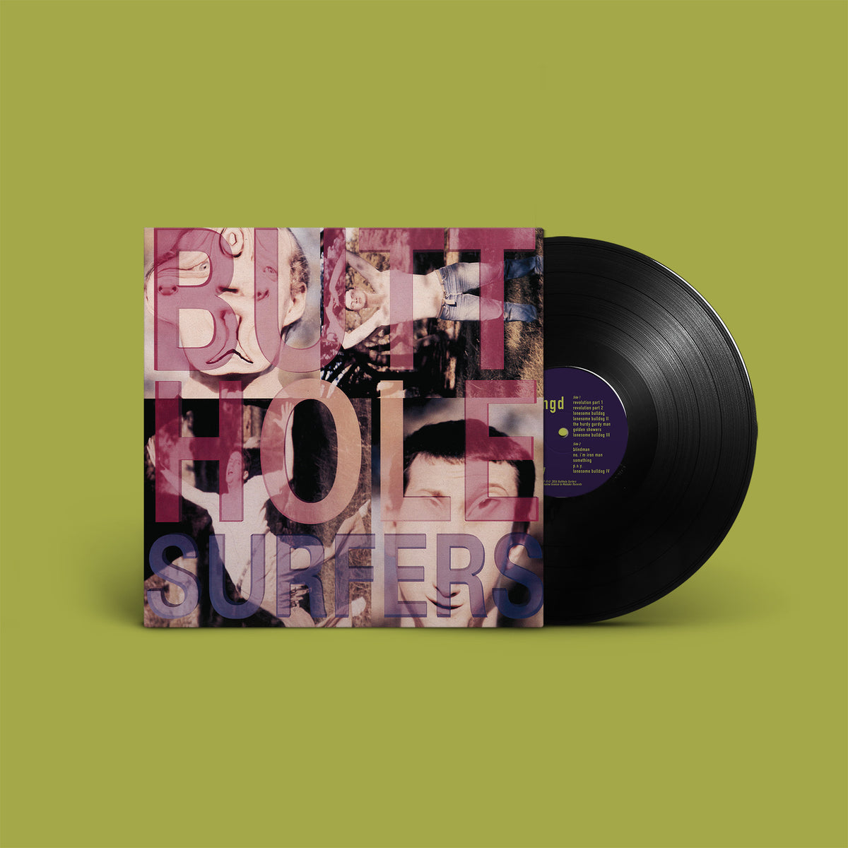Butthole Surfers - piouhgd black LP packshot