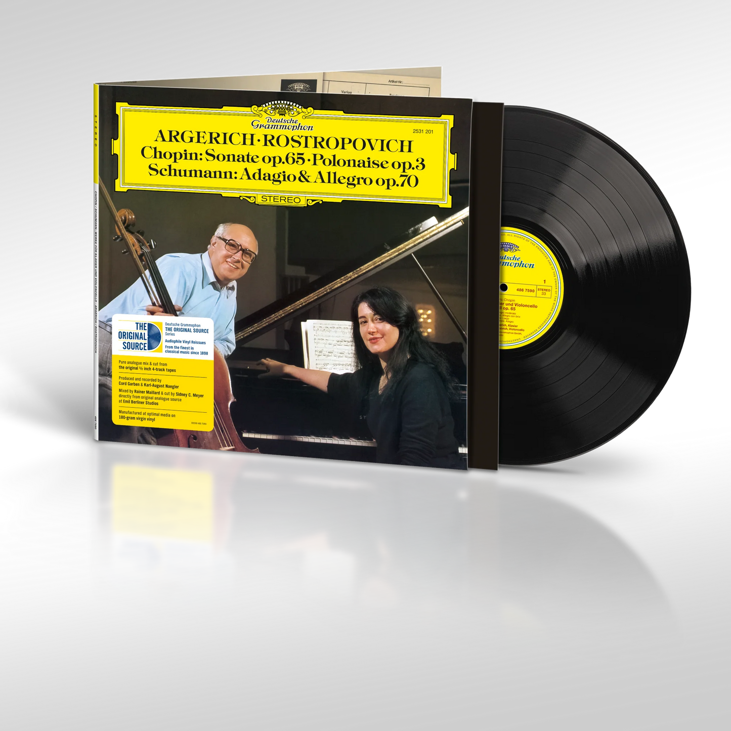 Chopin: Sonate op. 65; Schumann: Adagio (The Original Source Series)
