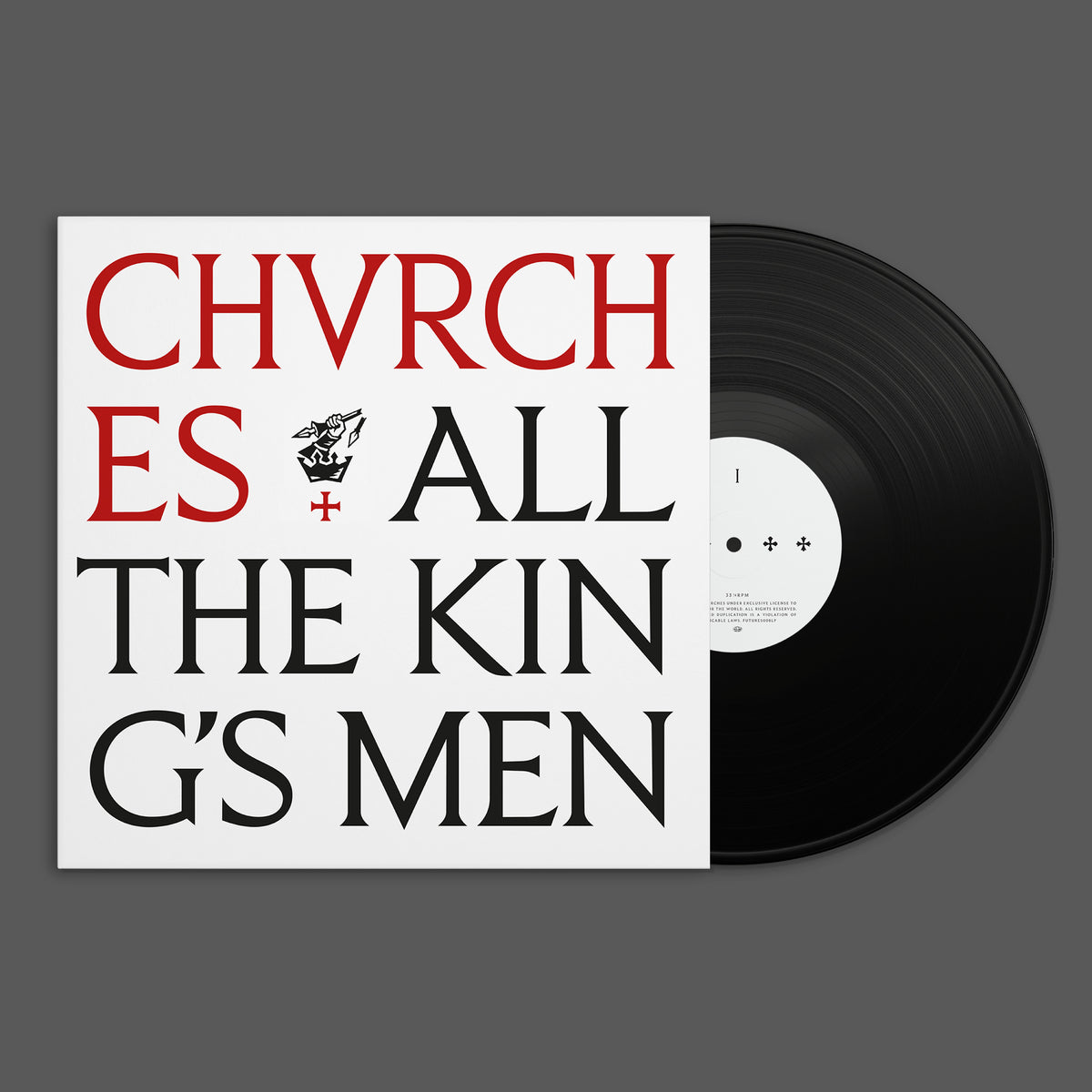 CHVRCHES - All The King's Men Black LP packshot