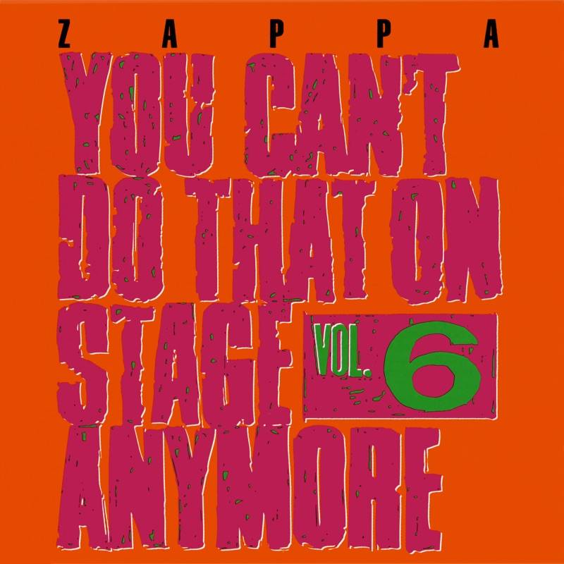 You Can't Do That On Stage Anymore