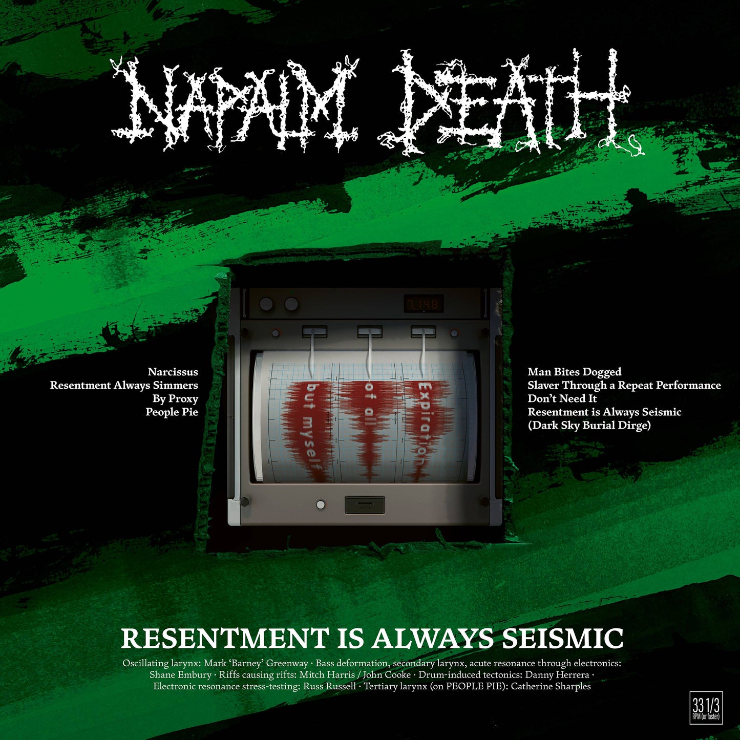 Resentment is Always Seismic - a final throw of Throes