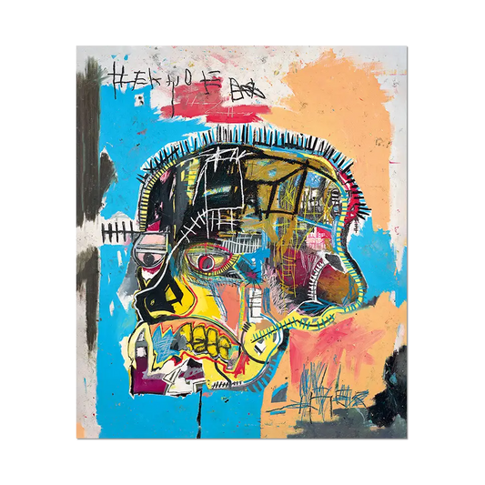 Skull By Basquiat - Die-Cut Sticker