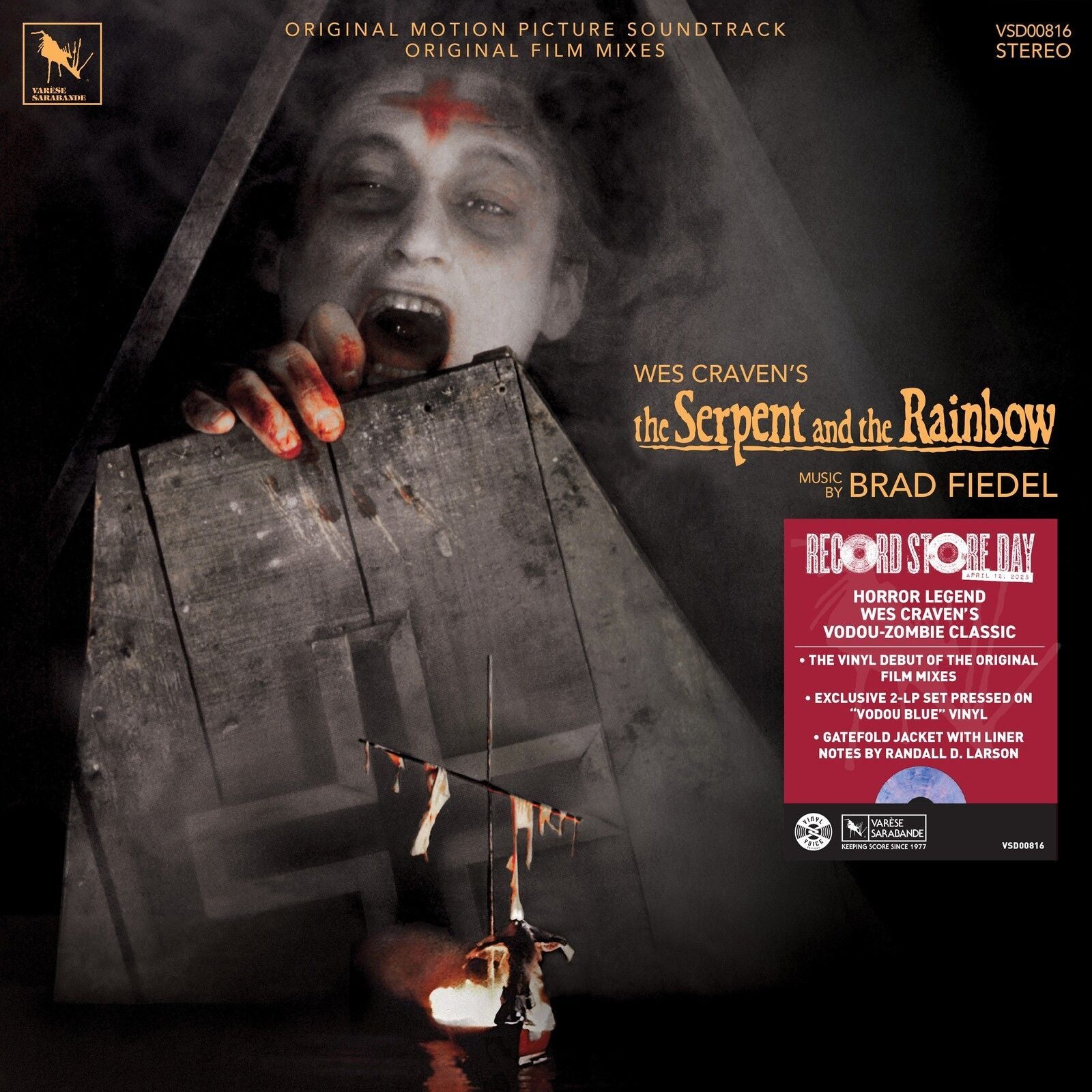 Brad Fiedel - The Serpent & the Rainbow Original Motion Picture Soundtrack (Voudou Blue Vinyl) Product Image