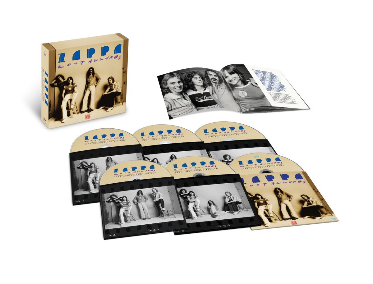 Frank Zappa - Zoot Allures 50th Anniversary 5CD and Blu-ray box set