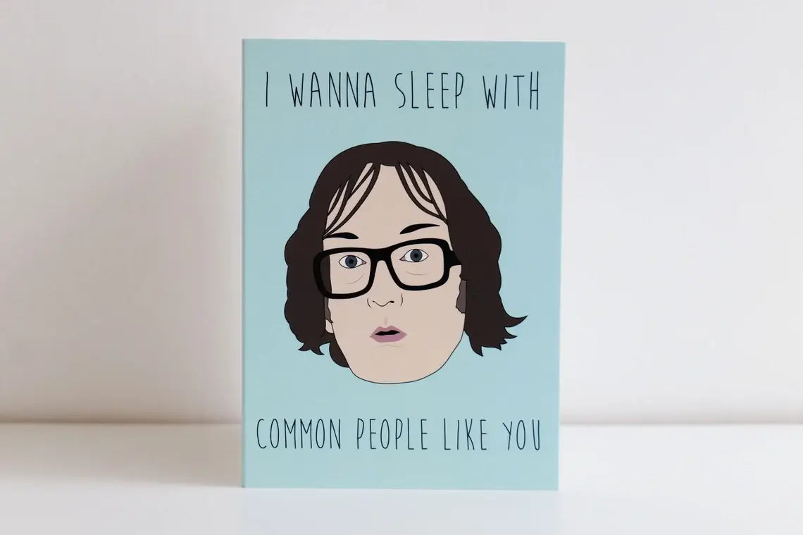 Jarvis Cocker (Pulp) Valentine's Day Card