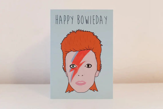 David Bowie Happy Bowieday Birthday Card
