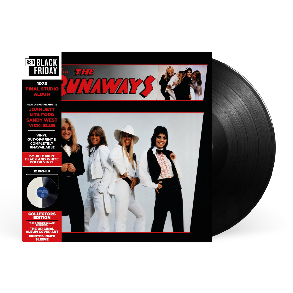 LP - Black & White Double Split artwork