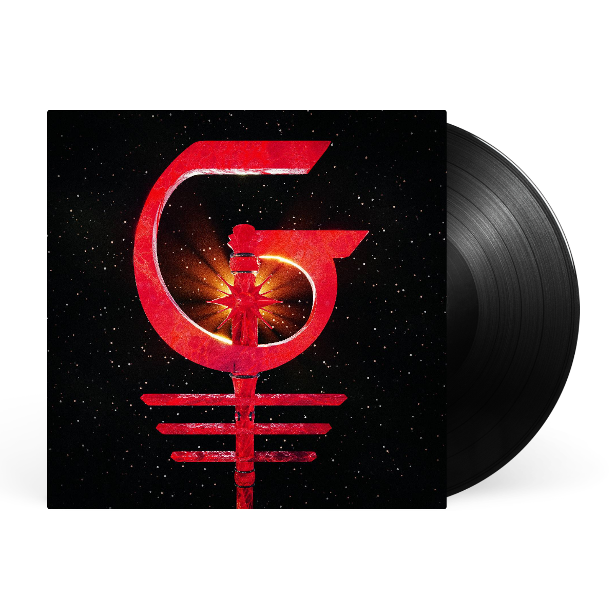 Black LP artwork