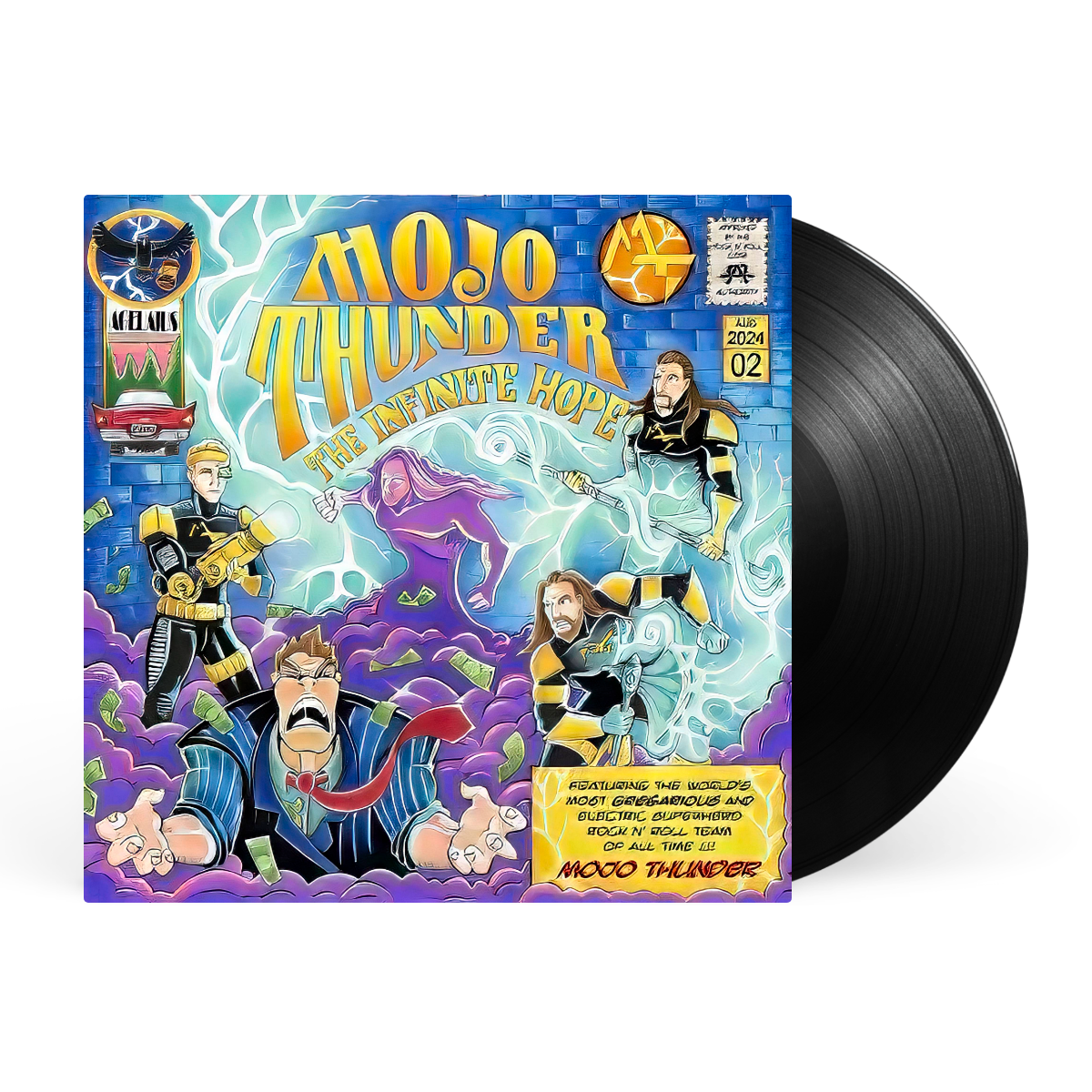Black LP artwork