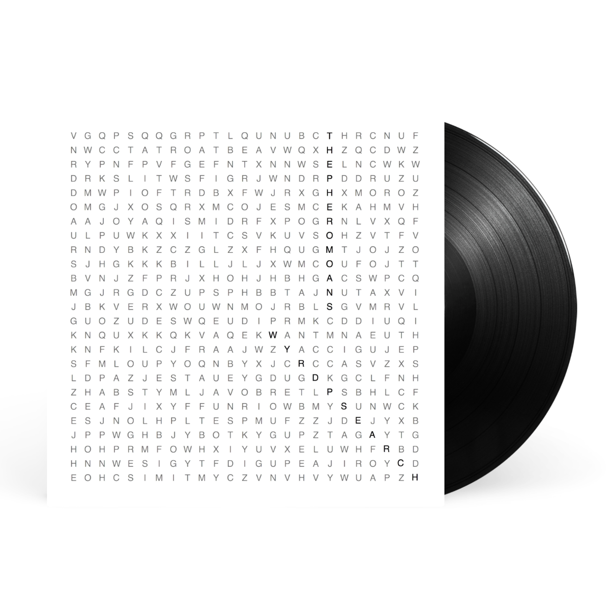 Black LP artwork