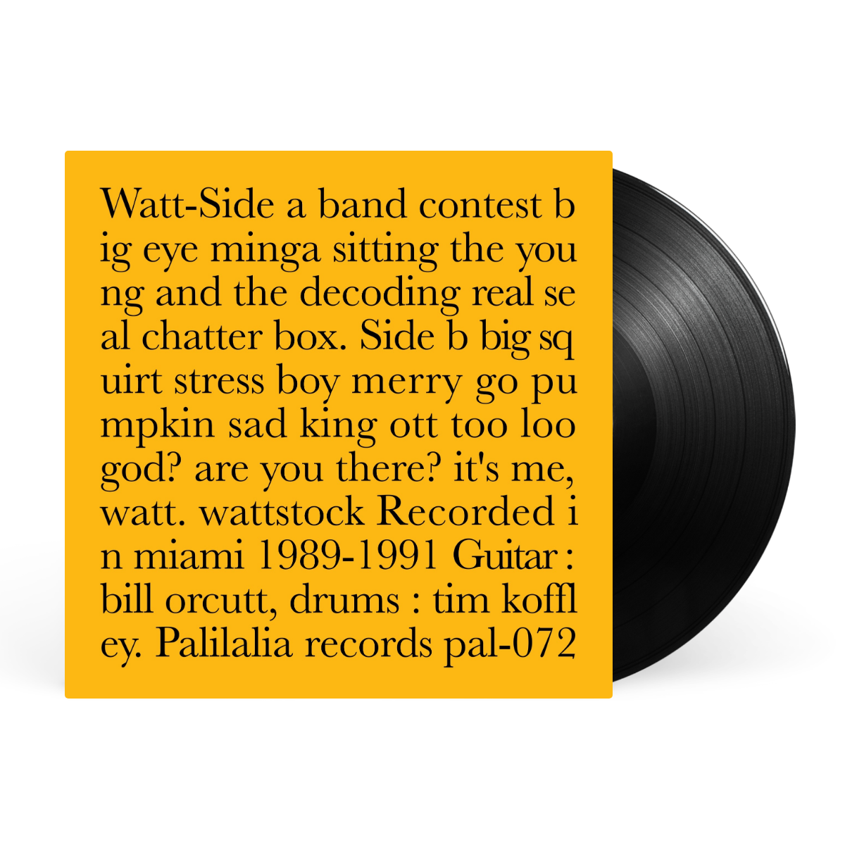 LP - Black artwork