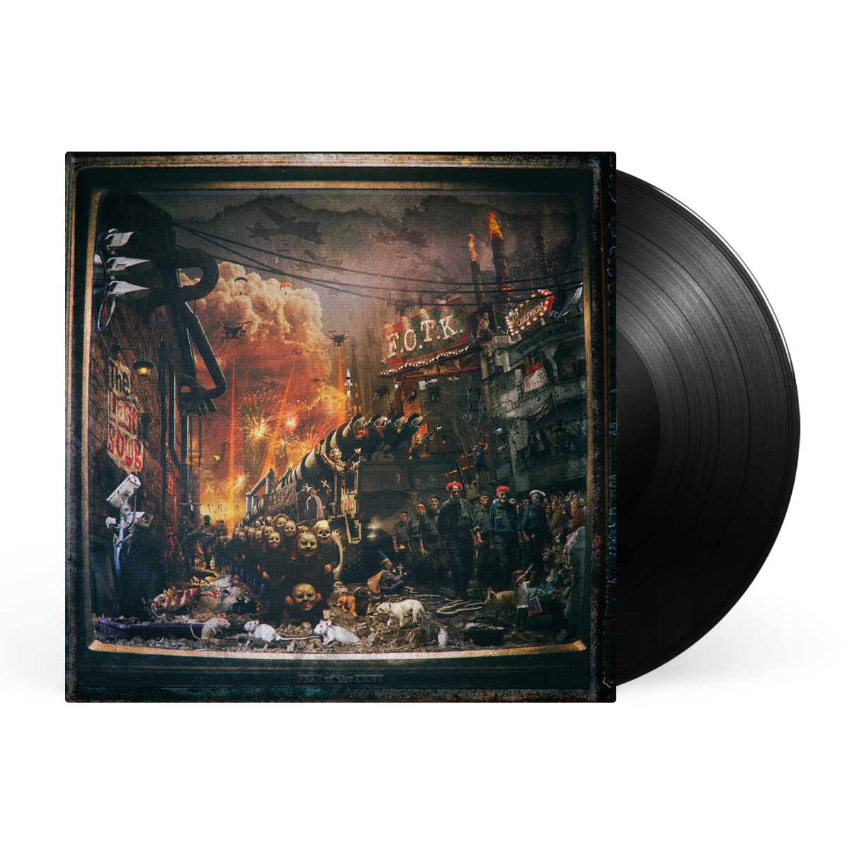 Black LP artwork