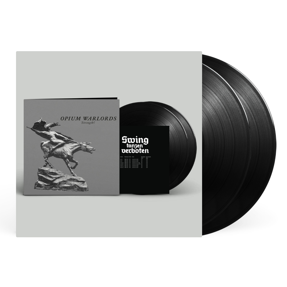 Black LP artwork