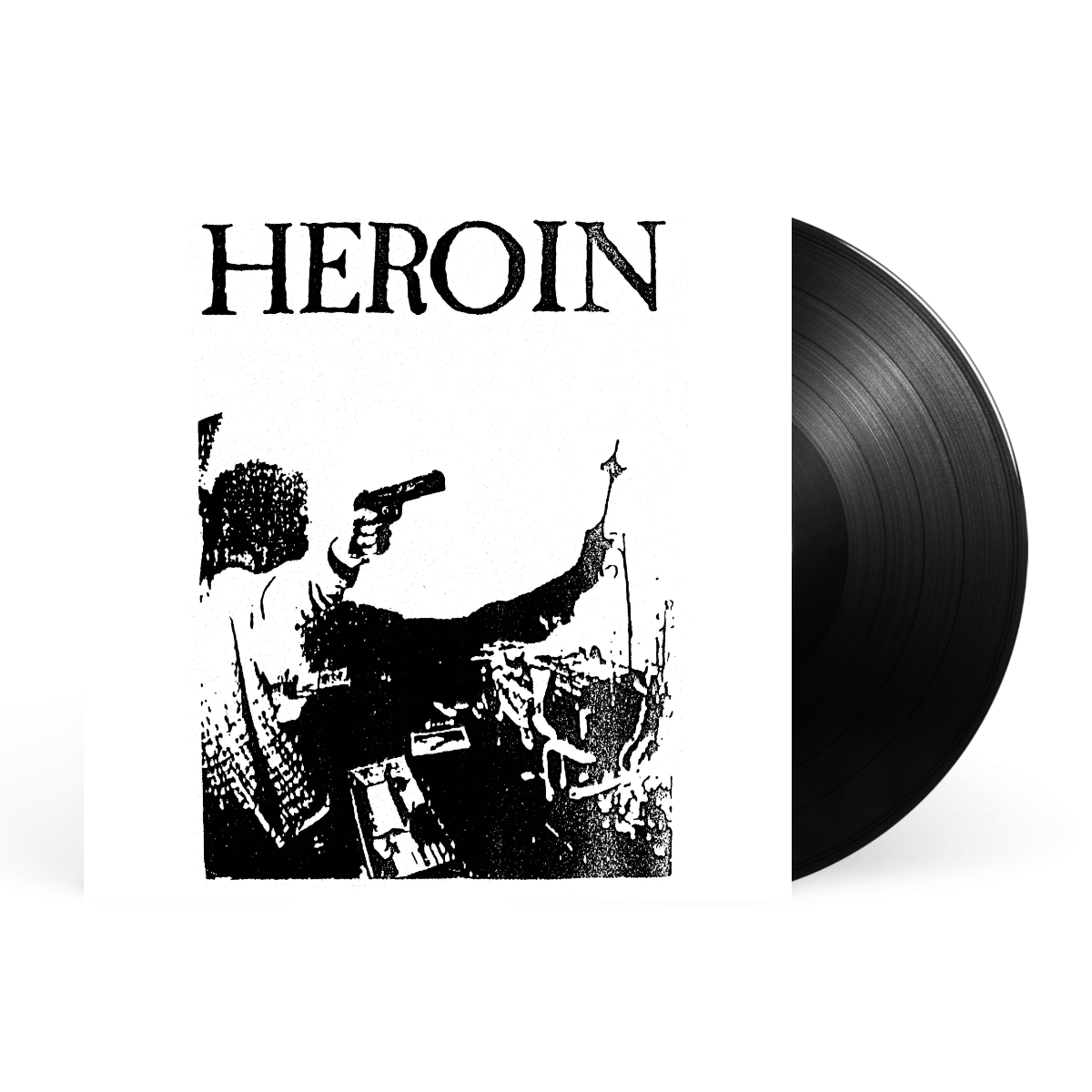 Black LP artwork