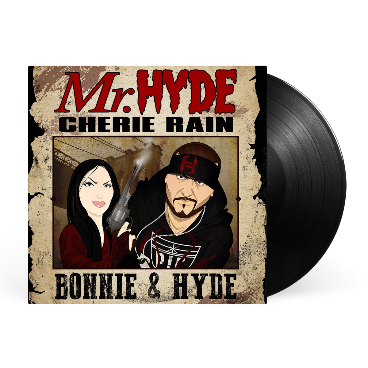 Black LP artwork