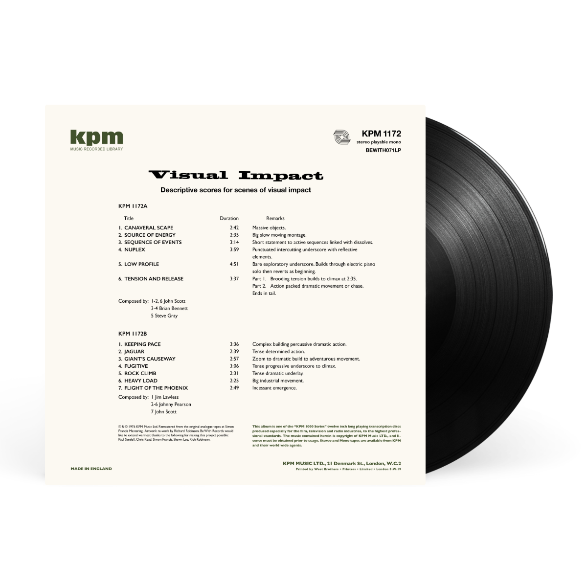 LP - Black artwork