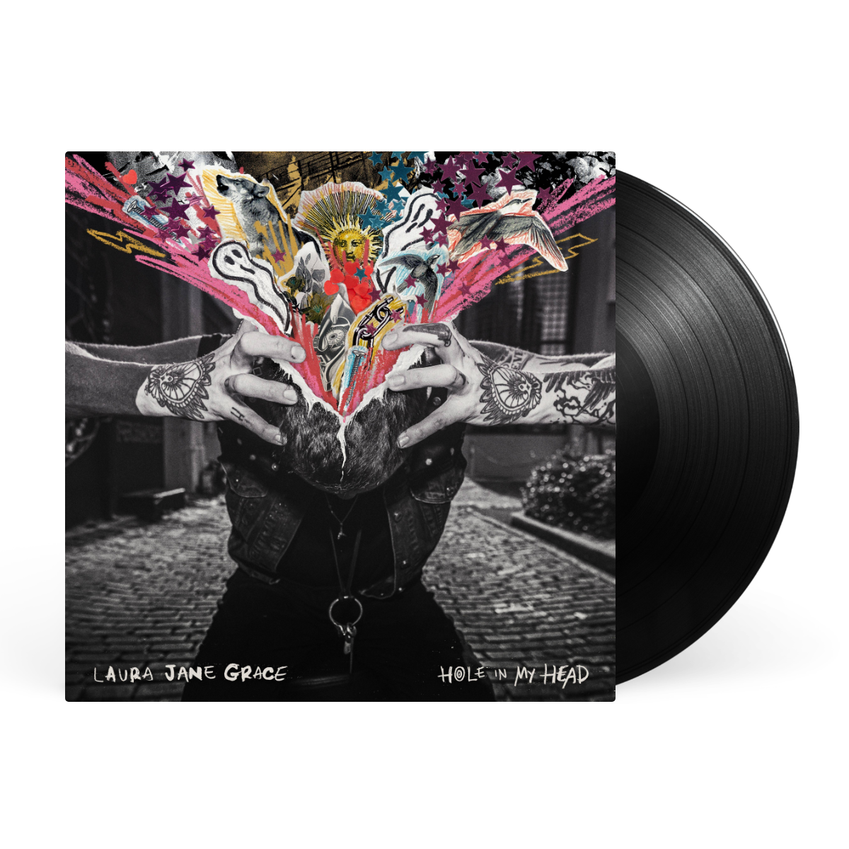 Black LP artwork