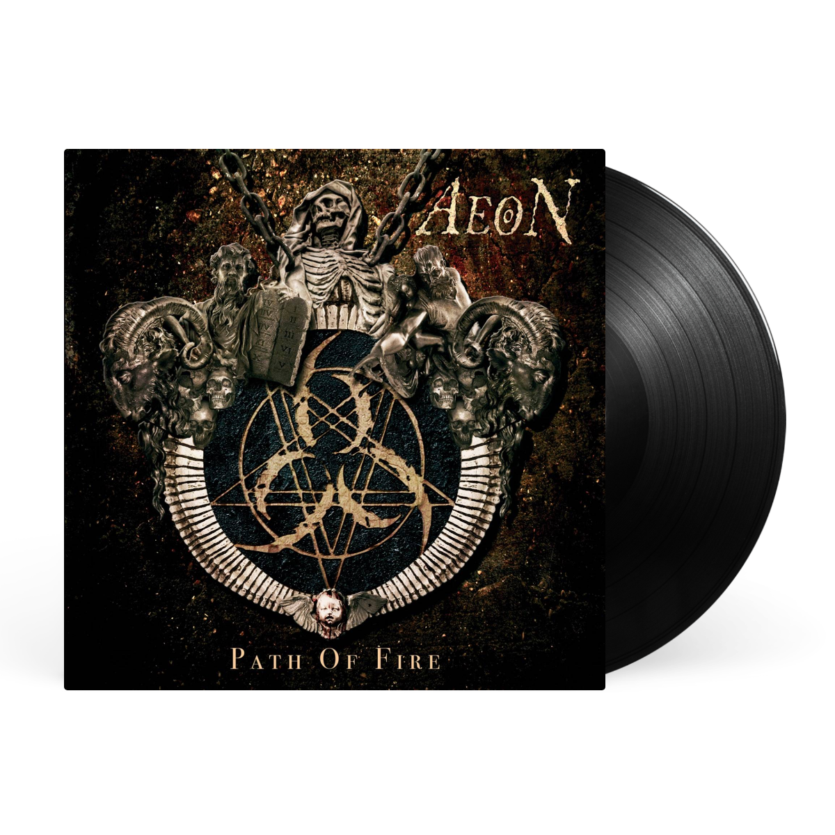 Black LP artwork