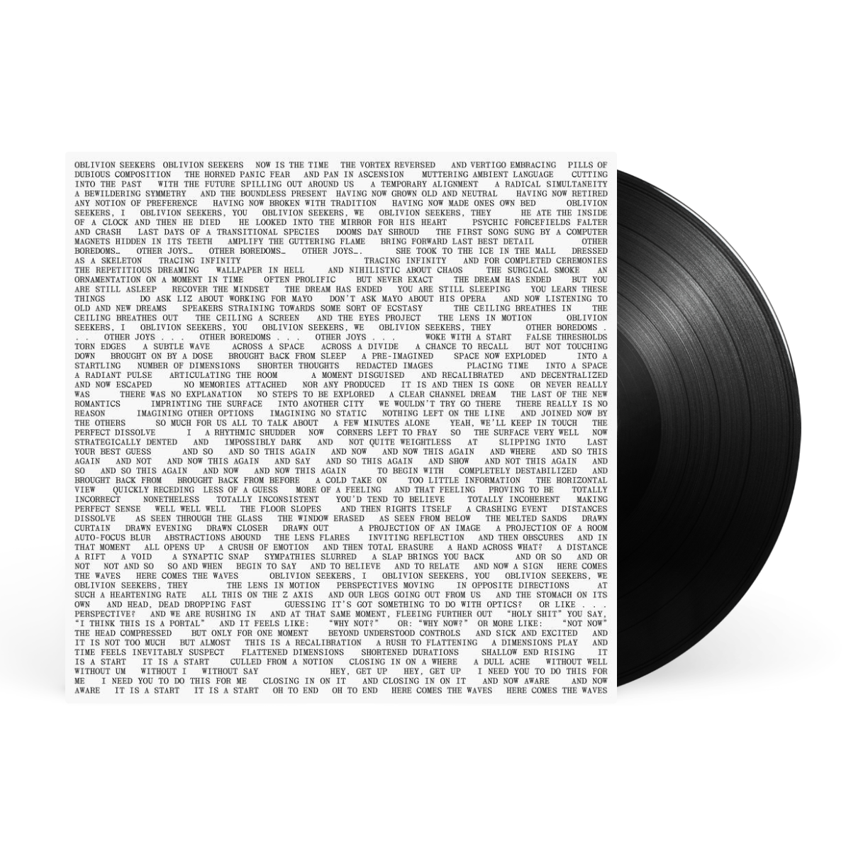 LP - Black artwork