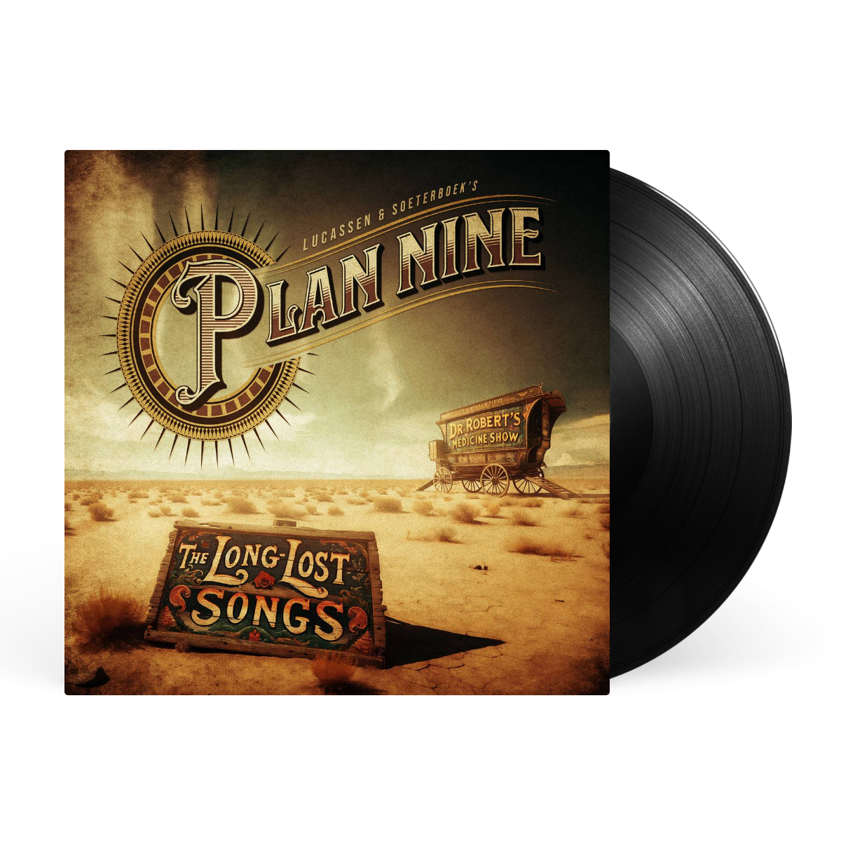 Black LP artwork