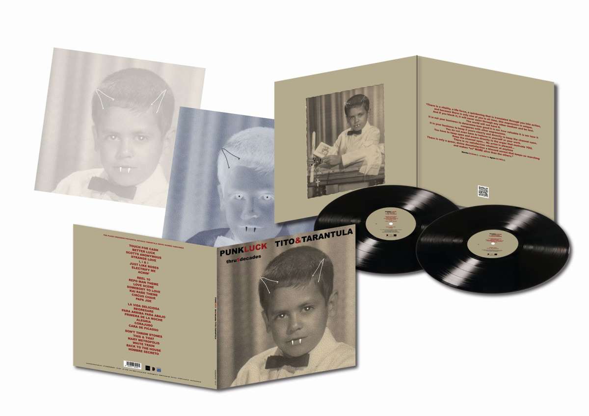Tito and Tarantula - PUNK LUCK thru 5 decades - 2LP - Black packshot