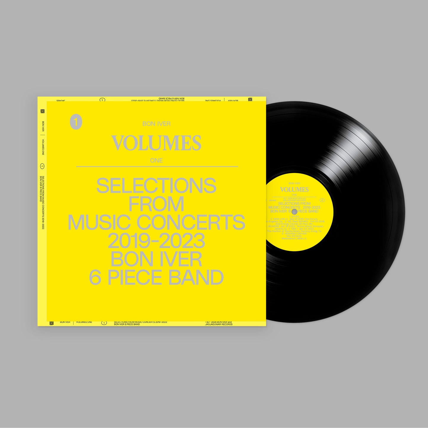 Volumes: One Selections From Music Concerts 2019-2023 Bon Iver 6 Piece Band
