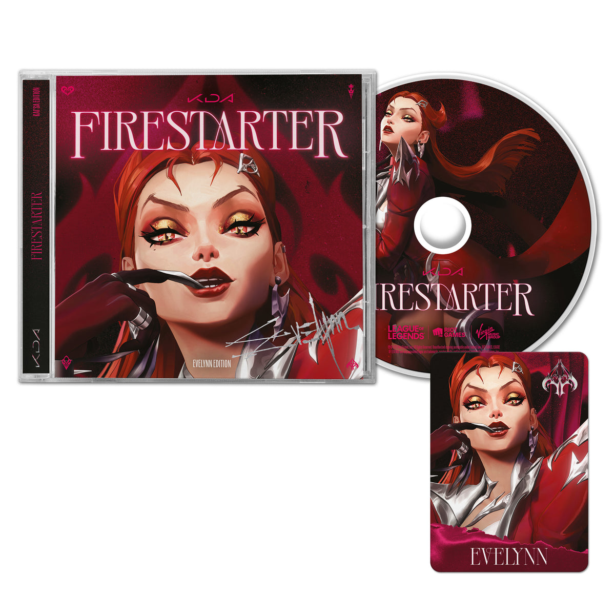 K/DA - Firestarter (EP), Evelynn CD edition packshot
