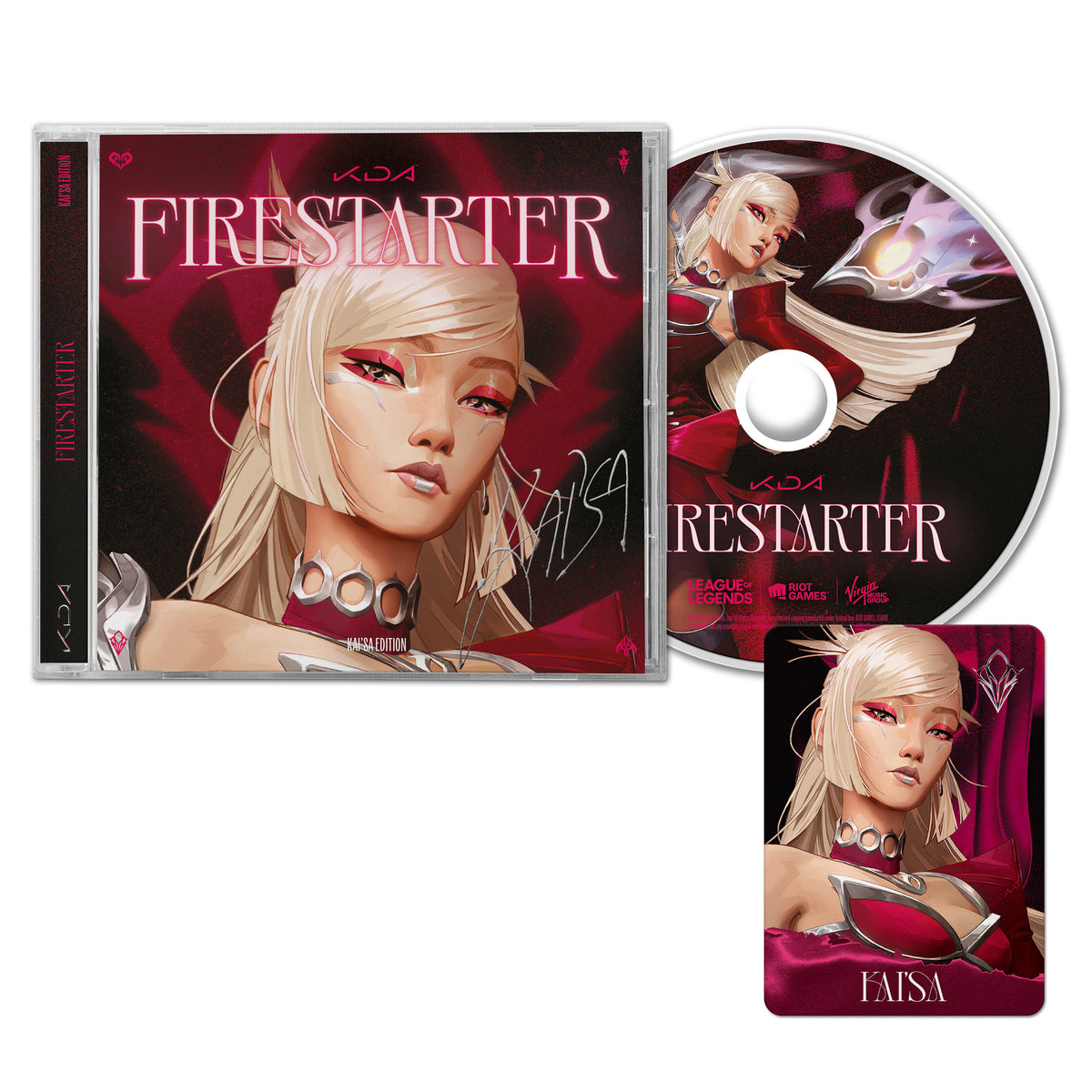 K/DA - Firestarter (EP), Kai'Sa CD edition packshot