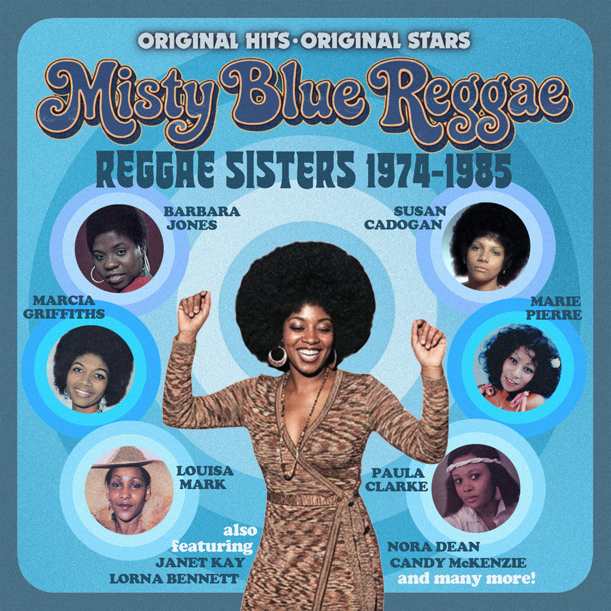 Misty Blue Reggae – Reggae Sisters 1974–1985 album cover