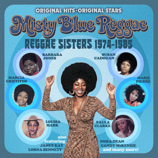 Misty Blue Reggae – Reggae Sisters 1974–1985 album cover