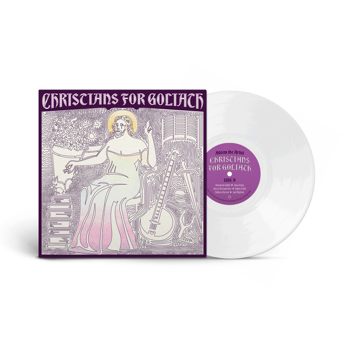 Adeem The Artist - Christians For Goliath opaque white vinyl
