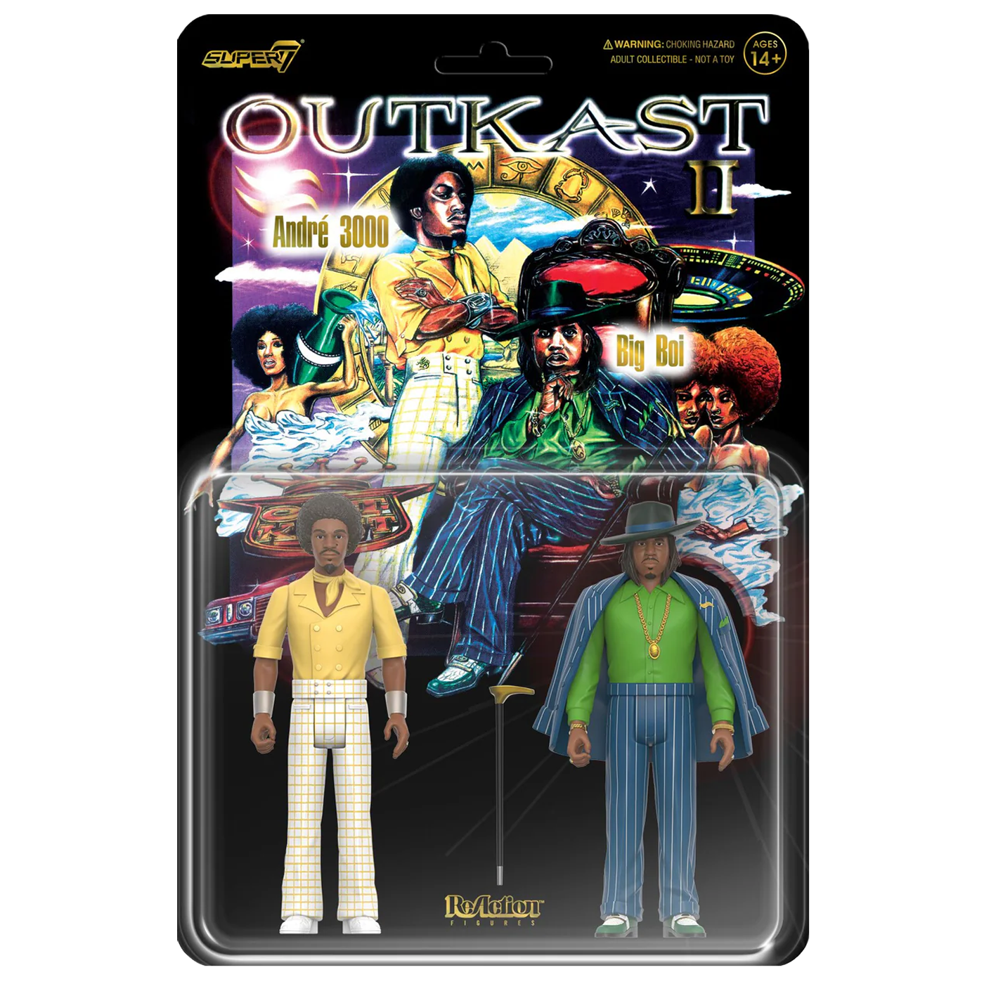 OutKast ReAction Figures Wave 2 OutKast (Aquemini)