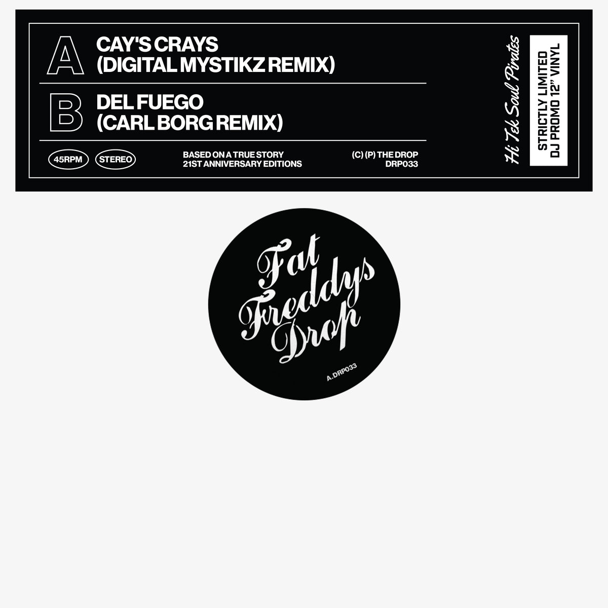 Fat Freddy's Drop - Cay's Cray's remix sleeve