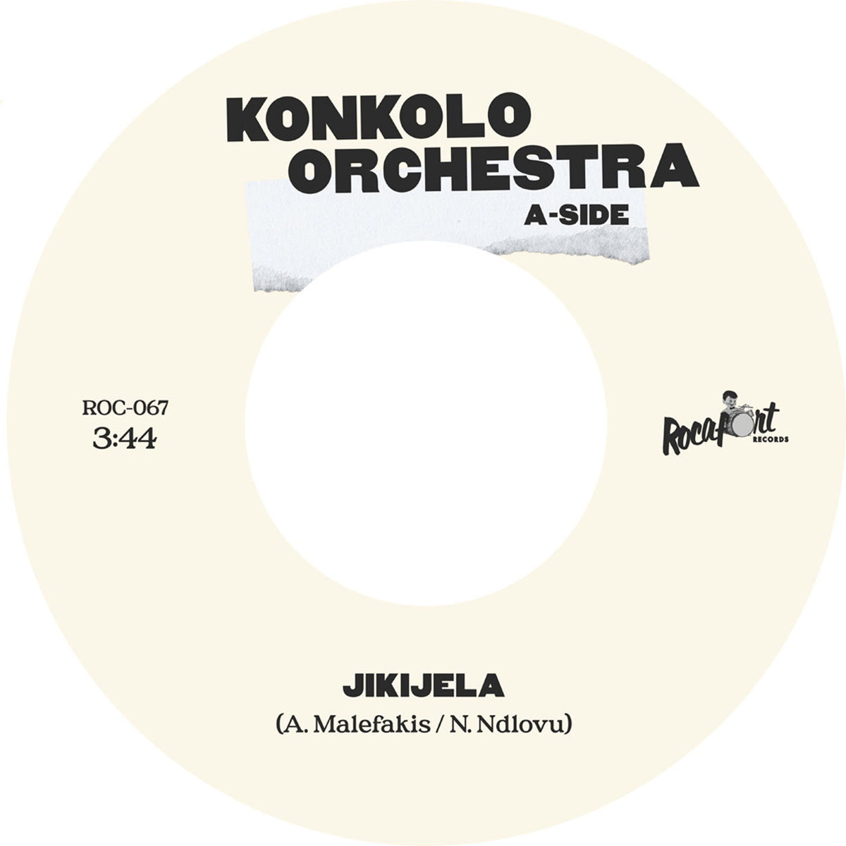 Konkolo Orchestra – "Jikijela" b/w "Grass Ain't Greener (45 Edit)" cover