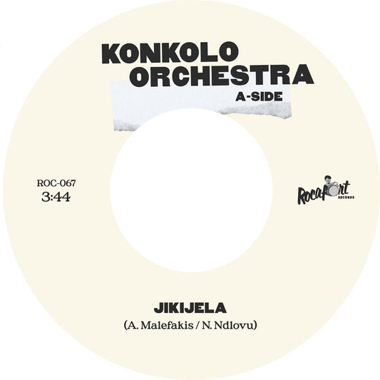 Konkolo Orchestra – "Jikijela" b/w "Grass Ain't Greener (45 Edit)" cover