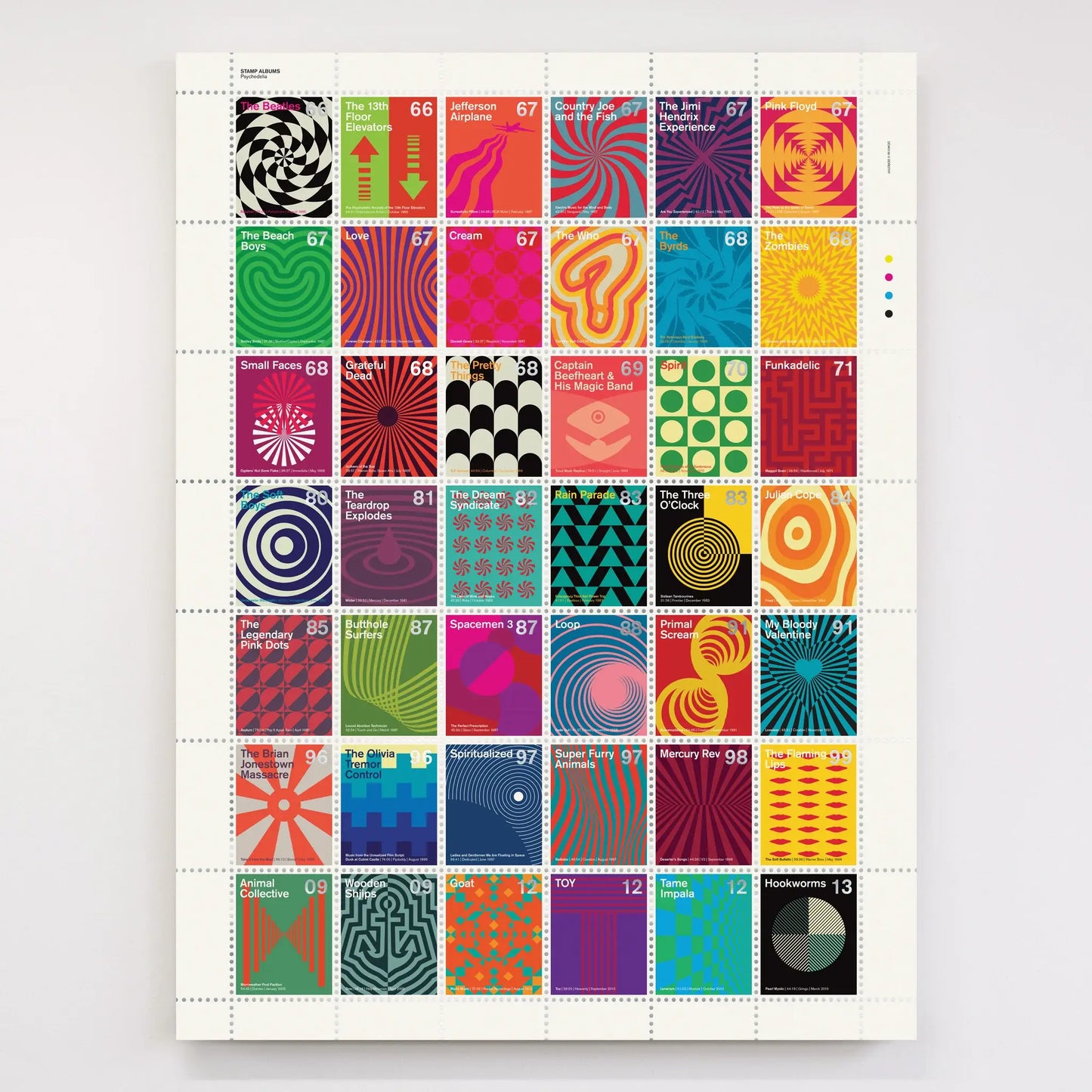 Stamp Albums: Psychedelic