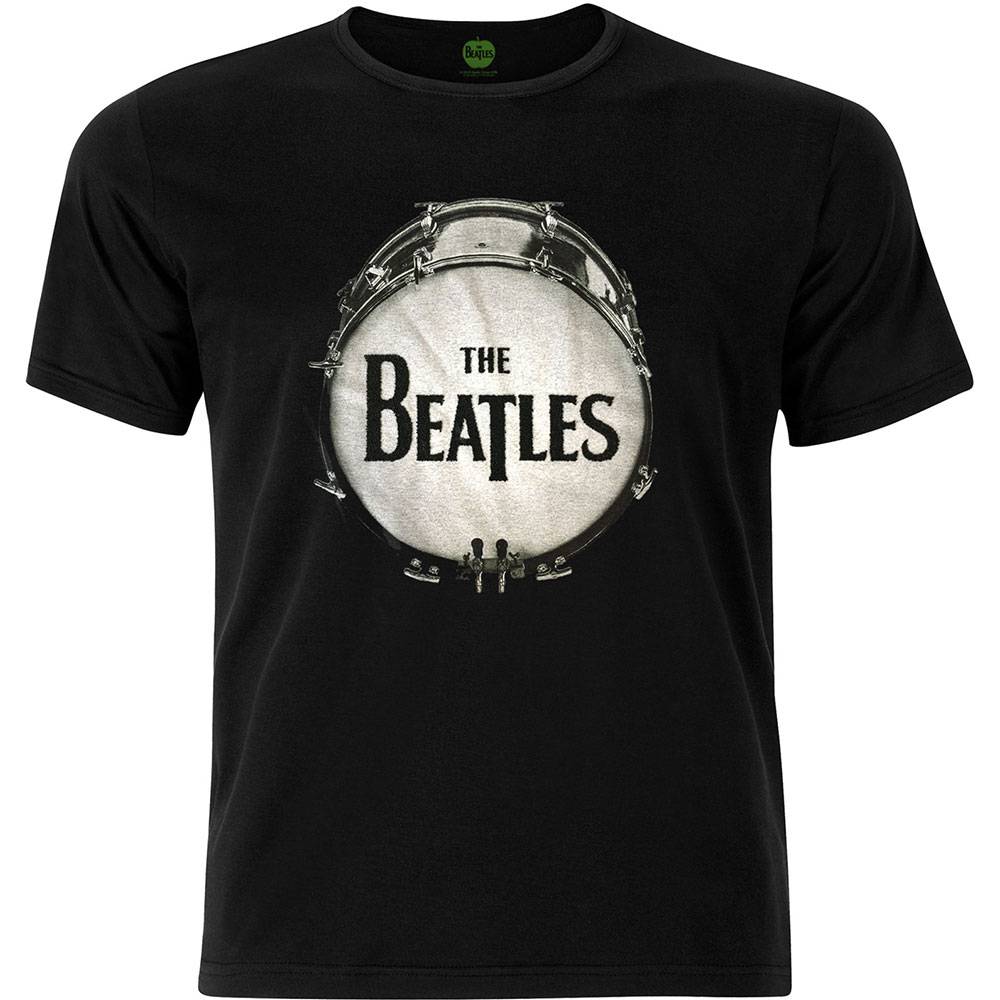 Unisex Embellished T-Shirt Drum Black Caviar Beads, Embellished