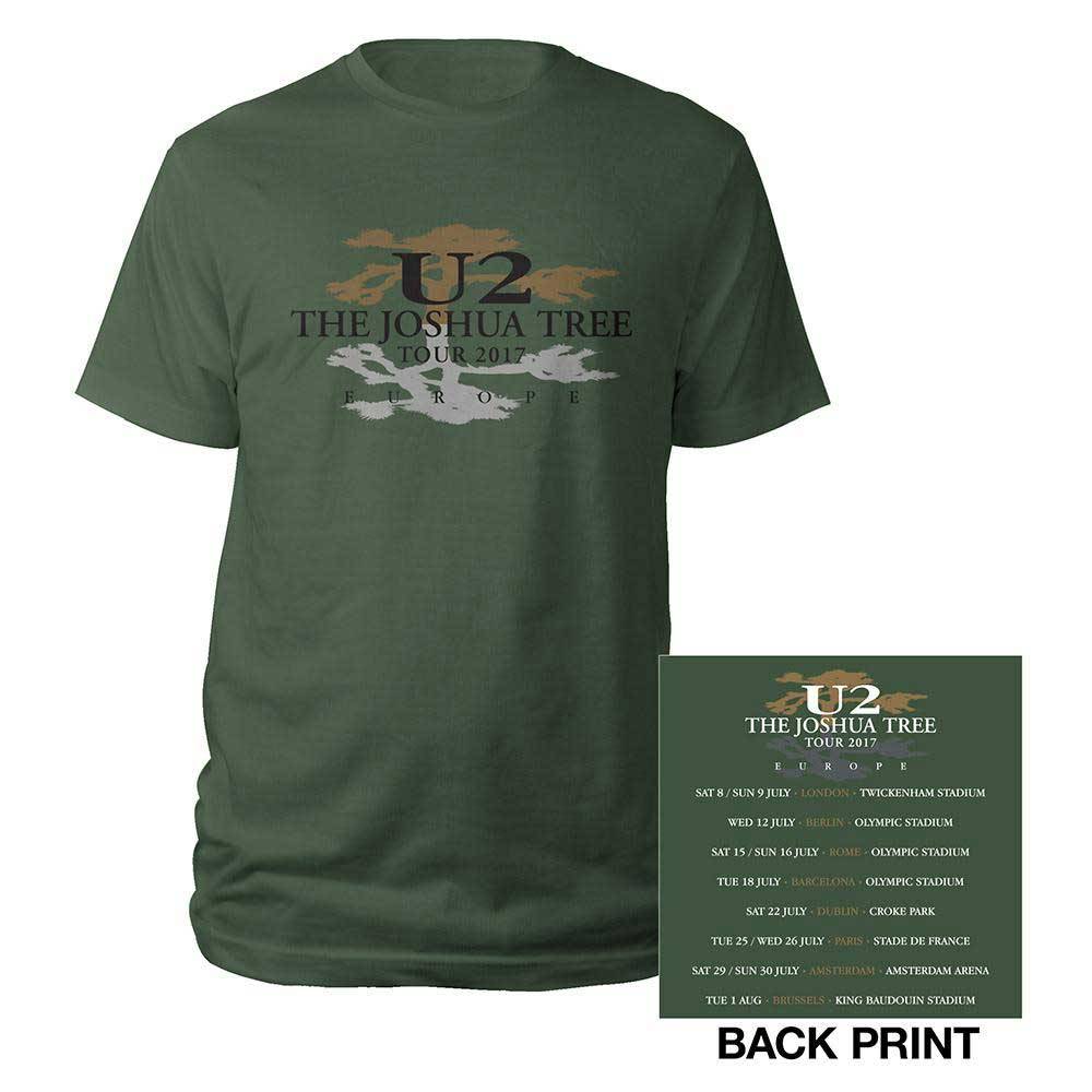Unisex T-Shirt Joshua Tree Logo 2017 Back Print